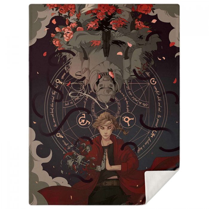 3095d0681dcf85f77a8d851a1125ae86 blanket vertical flat - Fullmetal Alchemist Merch