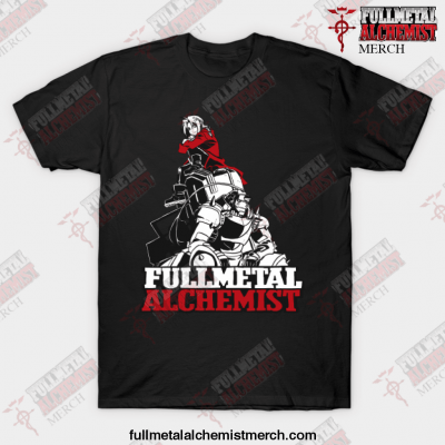 Fullmetal Alchemis Brotherhood Unisex T-Shirt Black / S