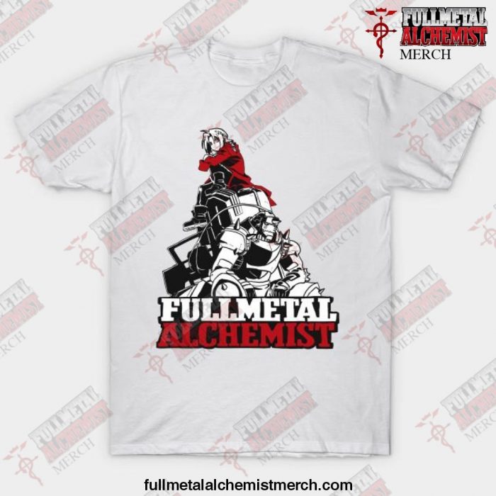 Fullmetal Alchemis Brotherhood Unisex T-Shirt White / S