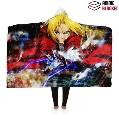 Fullmetal Alchemist Hooded Blanket #03 Adult / Premium Sherpa - Aop