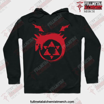 Fullmetal Alchemist I Am Homunculus Hoodie Black / S