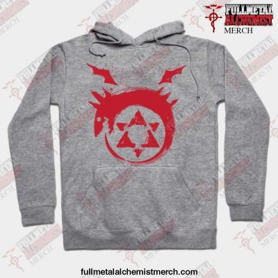 Fullmetal Alchemist I Am Homunculus Hoodie Gray / S