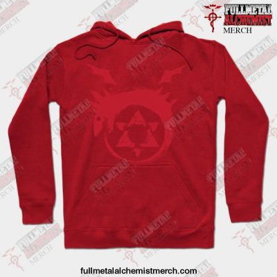 Fullmetal Alchemist I Am Homunculus Hoodie Red / S