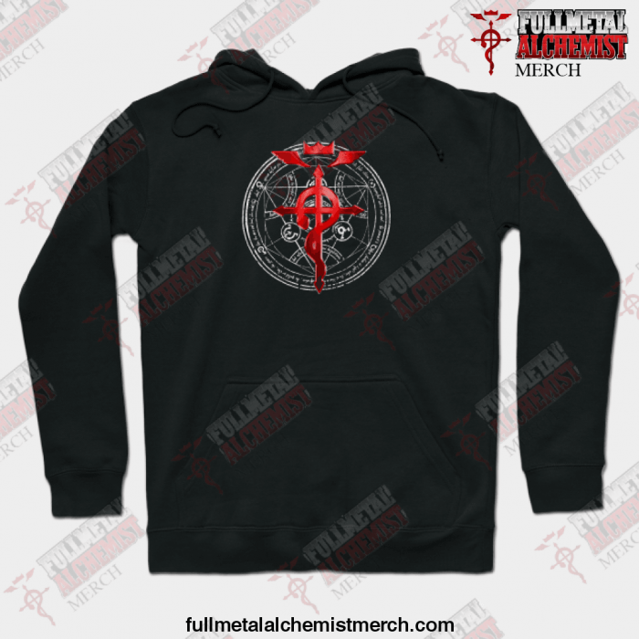 Fullmetal Alchemist Transmutation Symbol Hoodie Black / S