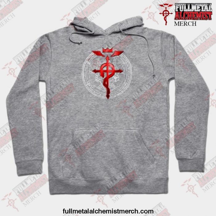 Fullmetal Alchemist Transmutation Symbol Hoodie Gray / S