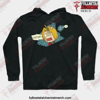 Hagane No Chibi Fullmetal Alchemist Hoodie Black / S