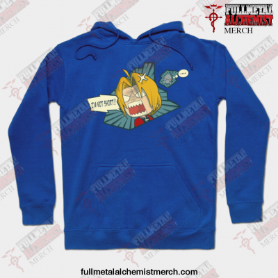 Hagane No Chibi Fullmetal Alchemist Hoodie Blue / S