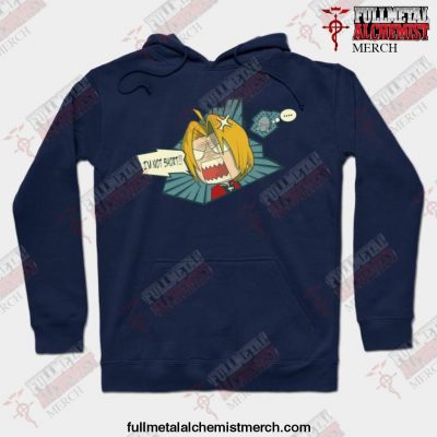 Hagane No Chibi Fullmetal Alchemist Hoodie Navy Blue / S