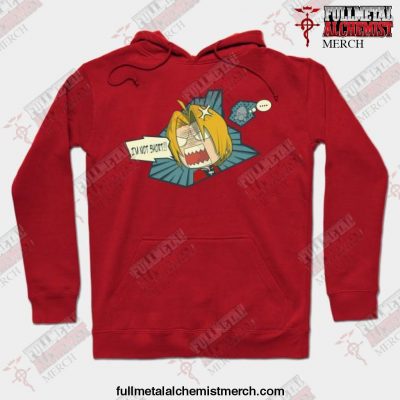 Hagane No Chibi Fullmetal Alchemist Hoodie Red / S