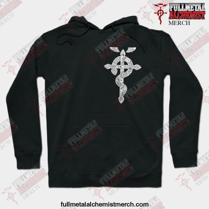 New Fullmetal Alchemist Symbol Hoodie Black / S