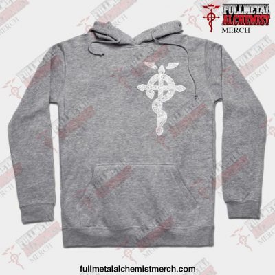 New Fullmetal Alchemist Symbol Hoodie Gray / S