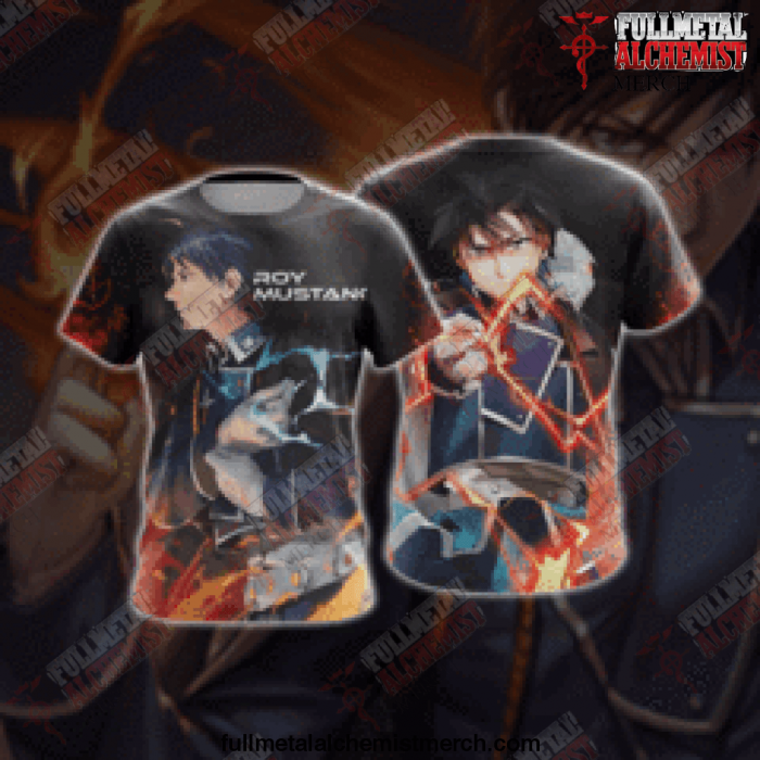 Roy Mustang Fullmetal Alchemist Unisex 3D T-Shirt