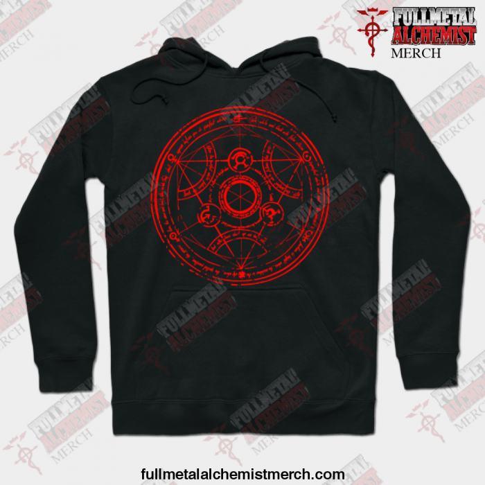 Transmutation 2021 Fullmetal Alchemist Hoodie Black / S