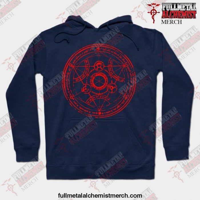 Transmutation 2021 Fullmetal Alchemist Hoodie Navy Blue / S