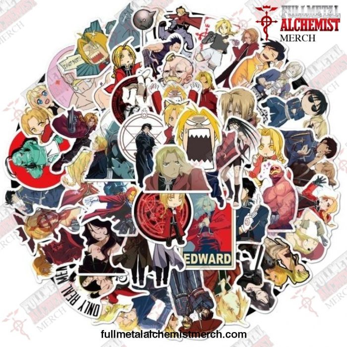 10/50Pcs Fullmetal Alchemist Stickers New Design 10Pcs