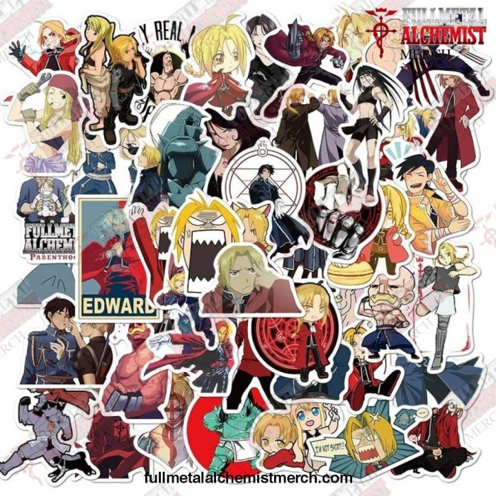 10/50Pcs Fullmetal Alchemist Stickers New Design