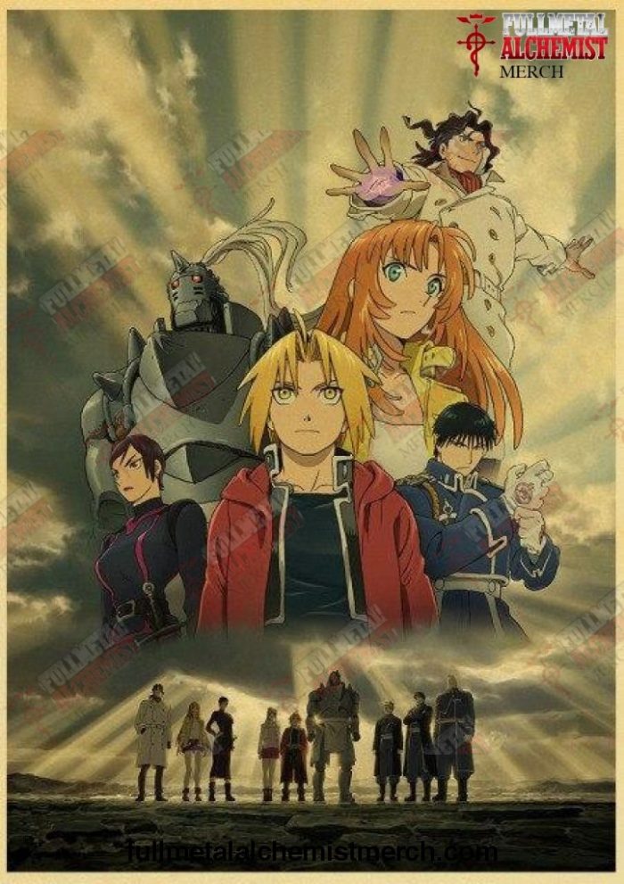 2020 Fullmetal Alchemist Kraft Paper Poster