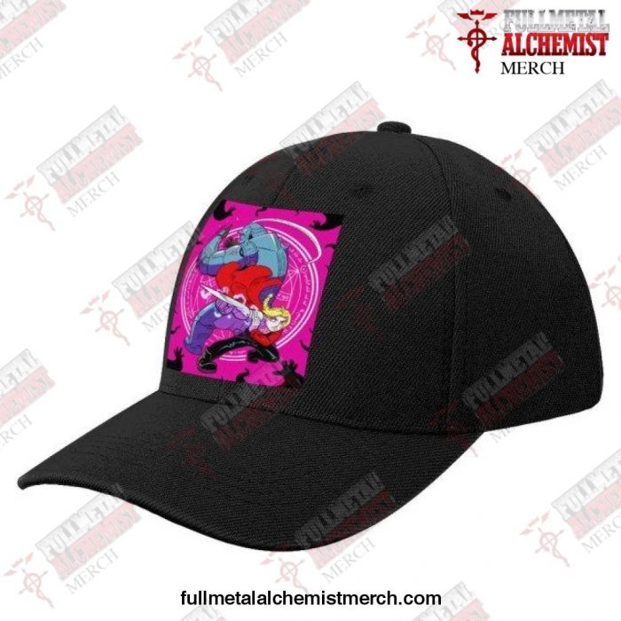 2021 Fullmetal Alchemist Brotherhood Baseball Cap Black-Style16-153 / China One Size