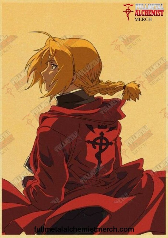 2021 Fullmetal Alchemist Edward Elric Kraft Paper Poster