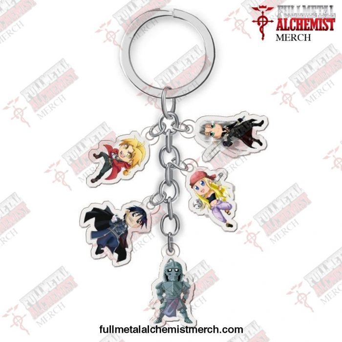 5 In 1 Fullmetal Alchemist Keychain Acrylic