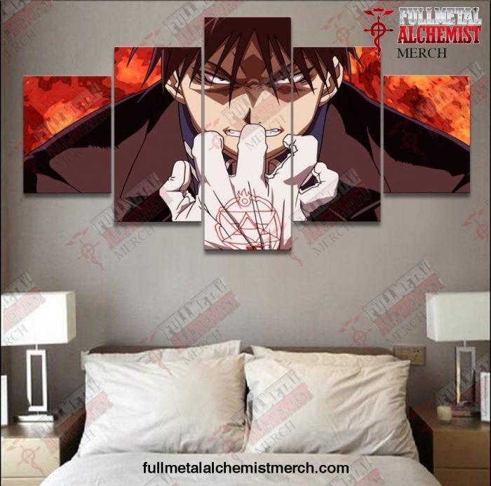 5 Pieces Fullmetal Alchemist Canvas Wall Art