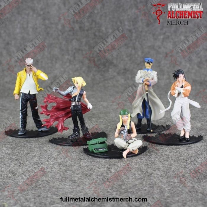 5Pcs/lot Fullmetal Alchemist Figure Toys