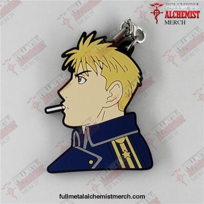 6.5Cm Fullmetal Alchemists Rubber Keychain 04