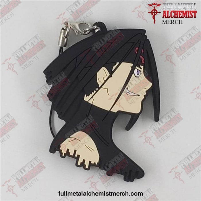 6.5Cm Fullmetal Alchemists Rubber Keychain 08 Envy