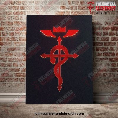 Fullmetal Alchemist Cross Canvas Wall Art