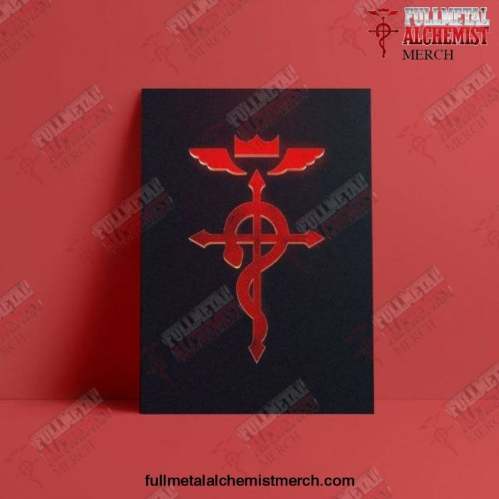 Fullmetal Alchemist Cross Canvas Wall Art 57X80Cm (No Frame)