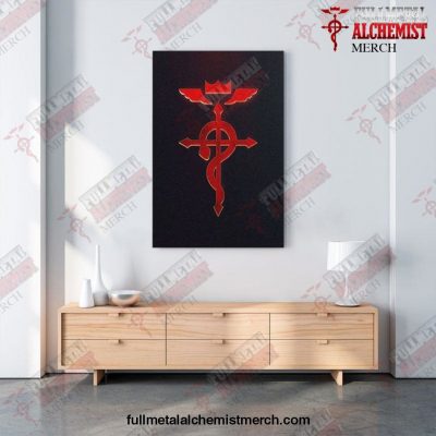 Fullmetal Alchemist Cross Canvas Wall Art