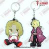 Fullmetal Alchemist Figure Keychain Key Ring Silicone