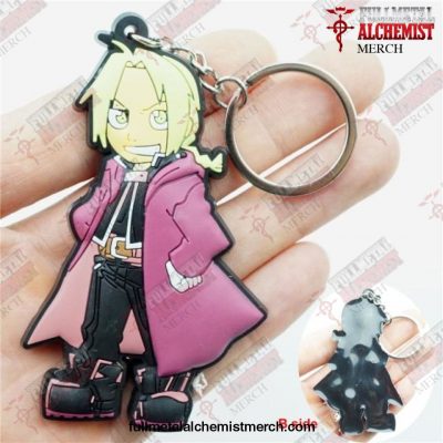 Fullmetal Alchemist Figure Keychain Key Ring Silicone A