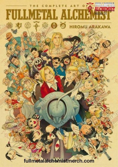 Fullmetal Alchemist Full Characters Kraft Paper Poster