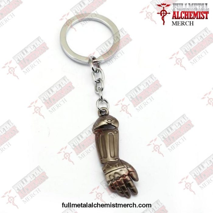 Fullmetal Alchemist Keychain Edward Steel Arm Pendant