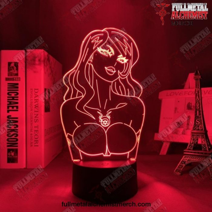 Fullmetal Alchemist Olivier Mira Armstrong 3D Lamp