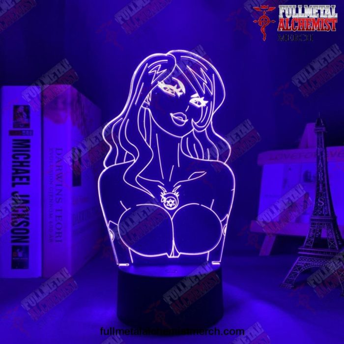 Fullmetal Alchemist Olivier Mira Armstrong 3D Lamp