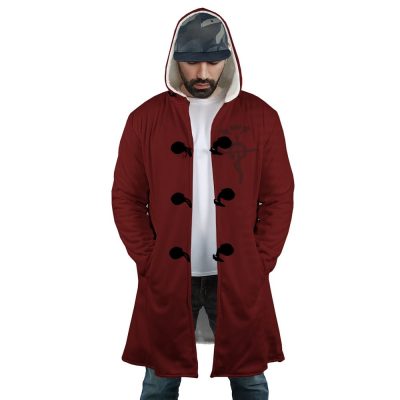 Edward Elric Fullmetal Alchemist Hooded Cloak Coat FRONT Mockup - Fullmetal Alchemist Merch