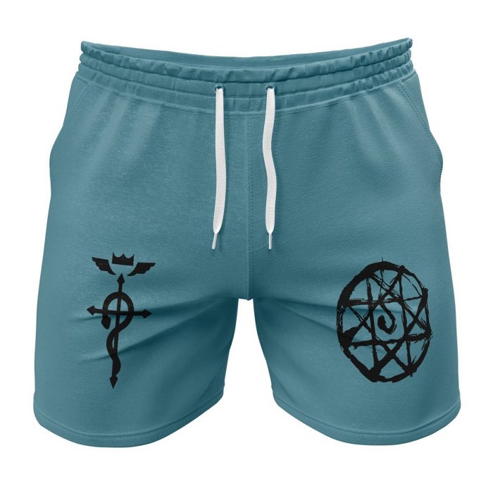 Gym Short front 10 - Fullmetal Alchemist Merch