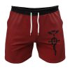 Gym Short front 11 - Fullmetal Alchemist Merch