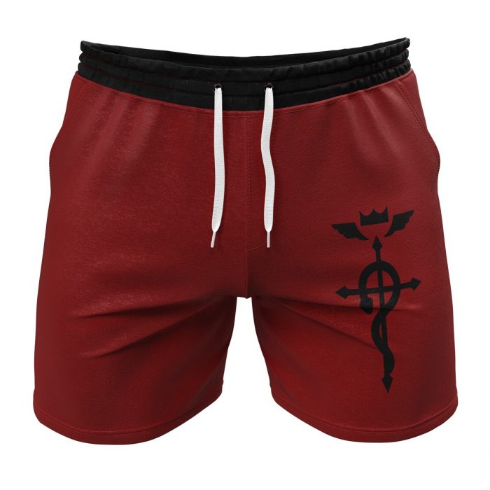 Gym Short front 11 - Fullmetal Alchemist Merch