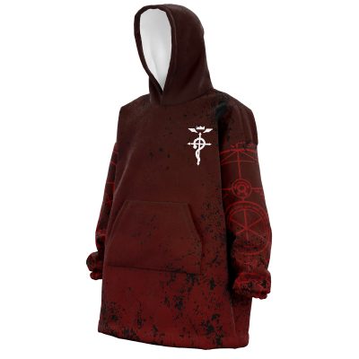 Oodie Oversized Blanket Hoodie front left 5 - Fullmetal Alchemist Merch