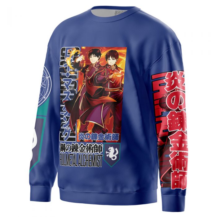 roy Sweatshirt side - Fullmetal Alchemist Merch