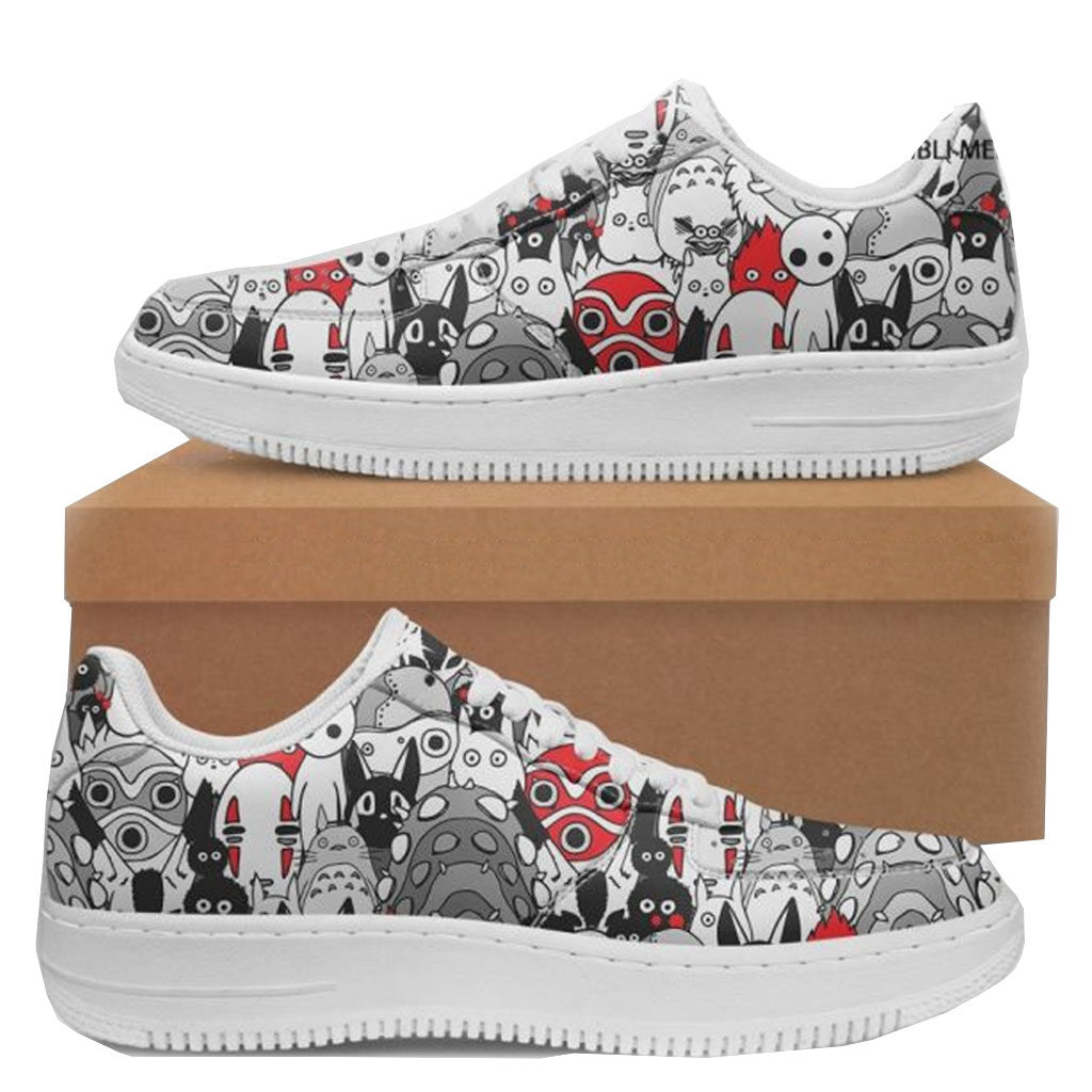 Studio Ghibli Characters Art Style AF1 Shoes