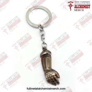 Fullmetal Alchemist Keychain Edward Steel Arm Pendant - Fullmetal Alchemist Merch