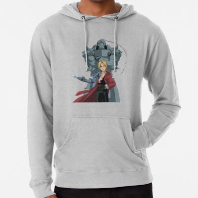 ssrcolightweight hoodiemensheather greyfrontsquare productx1000 bgf8f8f8 2 - Fullmetal Alchemist Merch