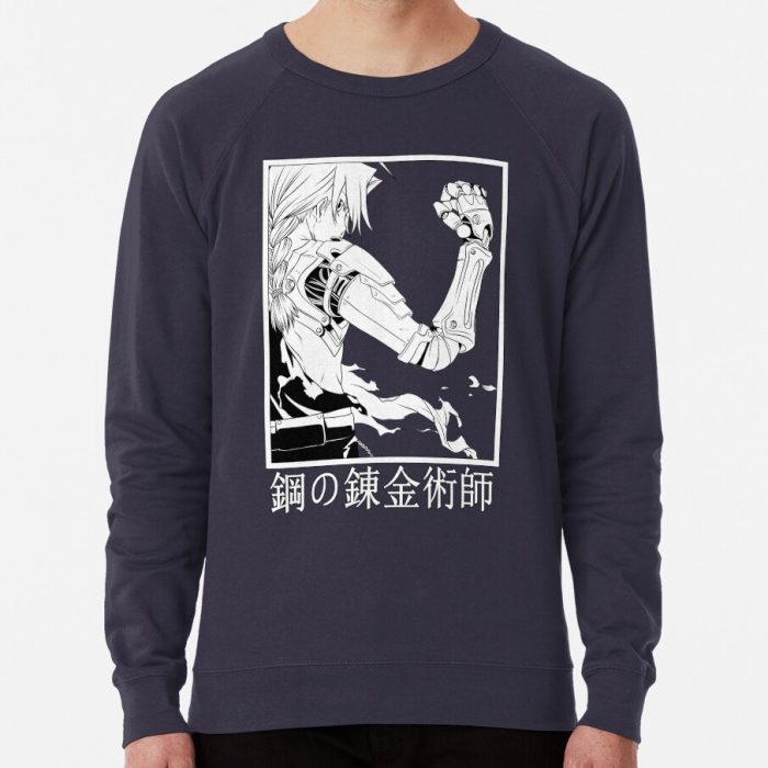 ssrcolightweight sweatshirtmens322e3f696a94a5d4frontsquare productx1000 bgf8f8f8 10 - Fullmetal Alchemist Merch