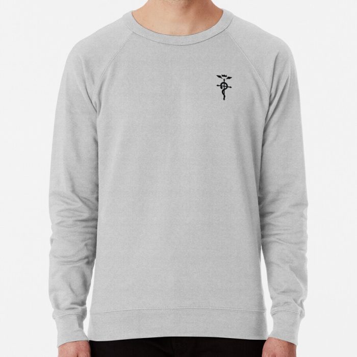 ssrcolightweight sweatshirtmensheather greyfrontsquare productx1000 bgf8f8f8 14 - Fullmetal Alchemist Merch