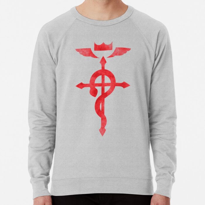 ssrcolightweight sweatshirtmensheather greyfrontsquare productx1000 bgf8f8f8 5 - Fullmetal Alchemist Merch