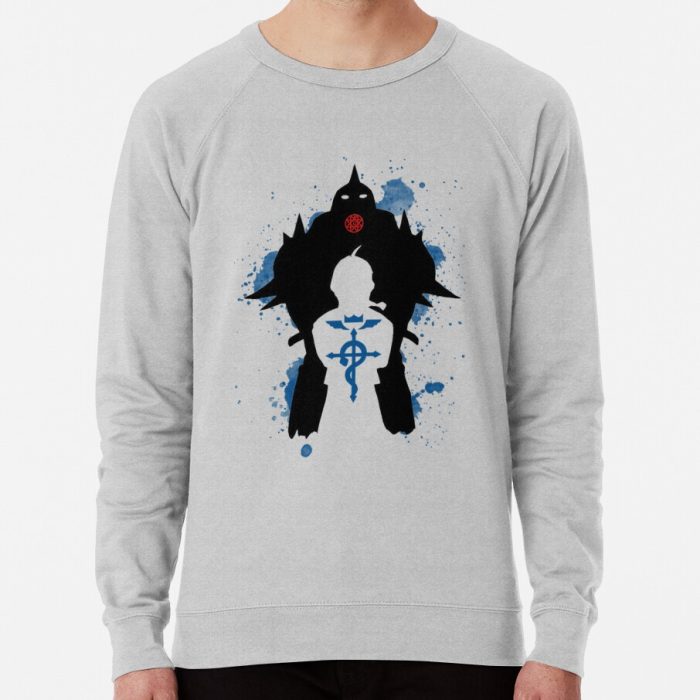 ssrcolightweight sweatshirtmensheather greyfrontsquare productx1000 bgf8f8f8 - Fullmetal Alchemist Merch